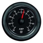 Ampèremeter Vetus zwart 80A 12/24V
