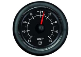 Ampèremeter Vetus zwart 80A 12/24V