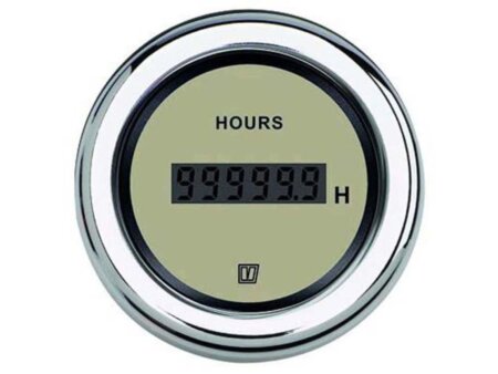 Vetus urenteller 12/24v creme wijzerplaat nieuwe lijn