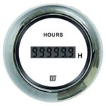 Vetus urenteller 12/24v witte wijzerplaat nieuwe lijn