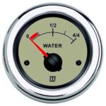 Watermeter Vetus 12/24V creme
