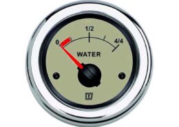 Watermeter Vetus 12/24V creme