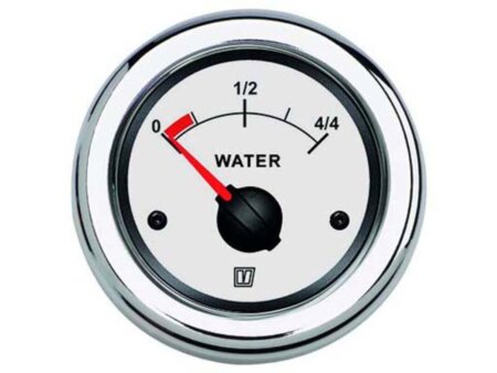 Watermeter Vetus 12/24V wit