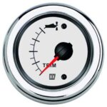 Vetus trim meter 12/24 volt, wit