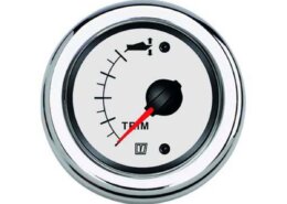 Vetus trim meter 12/24 volt, wit