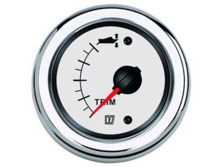 Vetus trim meter 12/24 volt, wit