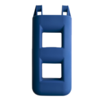 Trapfender 2 treden 25x12x55 cm blauw