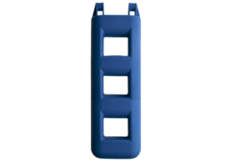 Trapfender 3 treden 25x12x75 cm blauw