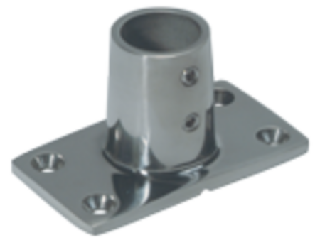 Railingsteun RVS 316 90 graden railing 22,25 mm