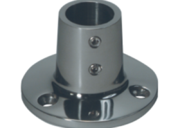 Railingsteun RVS 316 90 graden railing 22,25 mm