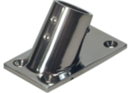 Railingsteun RVS 316 60 graden railing 22,25 mm