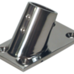 Railingsteun RVS 316 60 graden railing 25,4 mm