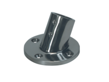 Railingsteun RVS 316 60 graden railing 22,25 mm