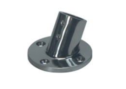 Railingsteun RVS 316 60 graden railing 25,4 mm