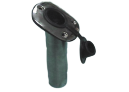 RVS hengelhouder met afdekkap