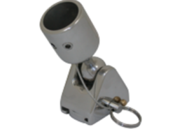 RVS Kogelscharnier afneembaar, voor 1" buis (25,4mm)