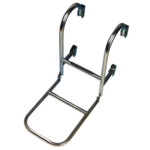 Zwemtrap met 3 treden, vaste spiegelsteun