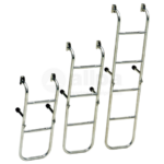 Zwemtrap met 5 treden, verstelbare spiegelsteun