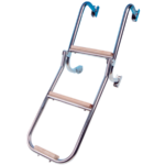 Zwemtrap met 3 houten treden