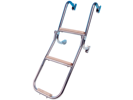 Zwemtrap met 3 houten treden