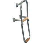 Zwemtrap met 2 houten treden