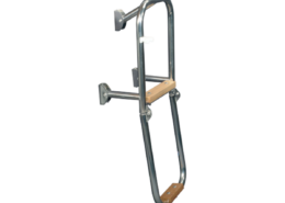 Zwemtrap met 2 houten treden