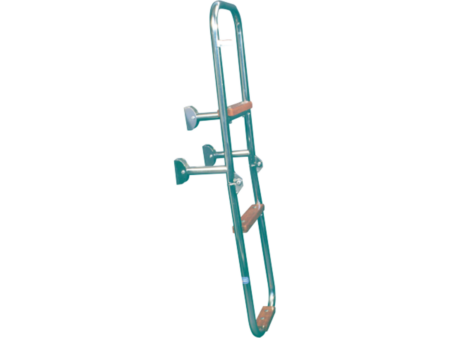 Zwemtrap met 3 houten treden