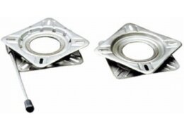 RVS draaiplateau met lock