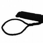 Landvast 16 mm - 16 meter zwart