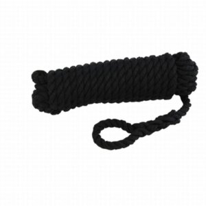 Fenderlijn polypropyleen 10 mm - 2,5 meter zwart (2 stuks)