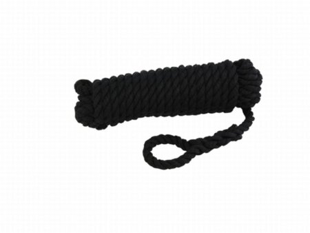 Fenderlijn polypropyleen 10 mm - 2,5 meter zwart (2 stuks)