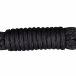 Landvast 16-voudig polyester 14 mm - 10 meter zwart