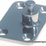 Buiskap zijmontage RVS 316 extra zwaar 71 x 49 mm