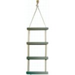 Touwladder met 3 treden