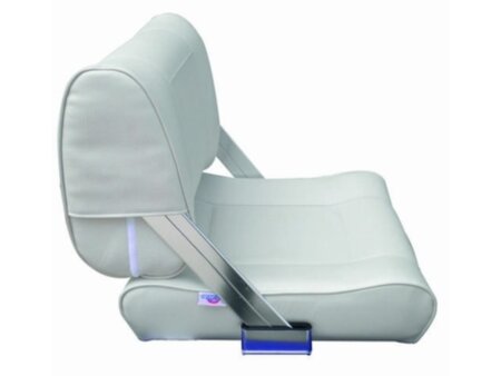 Stuurstoel Flip-Back seat wit vinyl