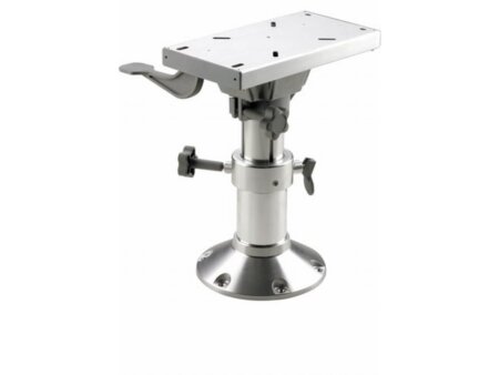 Stoelpoot verstelbaar 350-470 mm met slede