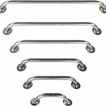 Handrailing met voetplaat 200 mm