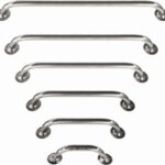 Handrailing met voetplaat 800 mm