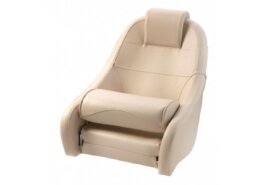 Stuurstoel flip-up King creme met creme bies