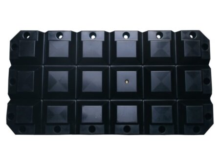 Multifender 60 x 30 x 8 cm, zwart