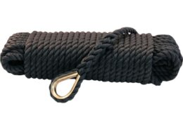 Ankerlijn polypropyleen 10 mm - 20 meter zwart