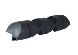 Steigerfender hoek 100x19x19 cm, zwart