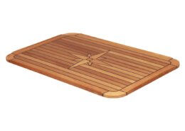 Tafelblad Teak classic soft 37 x 60 cm