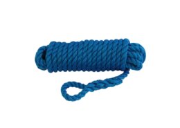 Fenderlijn polypropyleen 12 mm - 2,5 meter blauw (2 stuks)