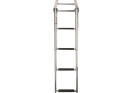 Telescopische cassette ladder 4 treden voor dekmontage.