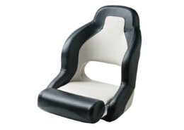 Stuurstoel Pilot met flip-up kleur wit met zwart