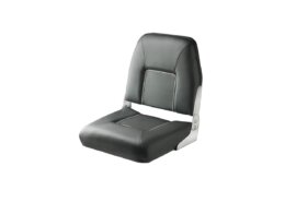 Stuurstoel, donkergrijs kunstleer