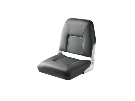 Stuurstoel, donkergrijs kunstleer