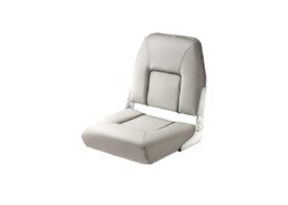 Stuurstoel, lichtgrijs kunstleer