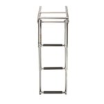 Telescopische cassette ladder 3 treden voor dekmontage.